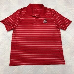 Ohio State Authentic‎ apparel red Polo shirt Large